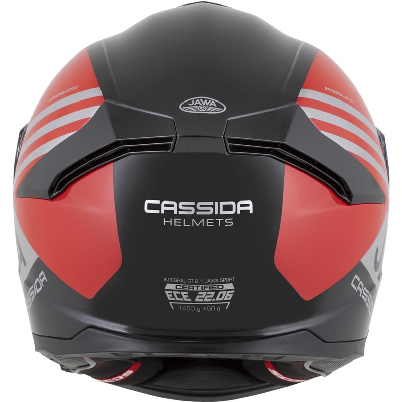 Cassida Integral GT 2.1 Jawa Sport täismaskiiver must-pärlpunane-hõbedane