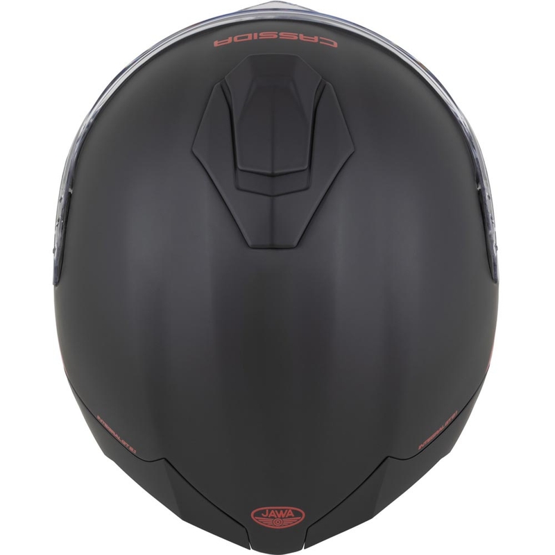 Cassida Integral GT 2.1 Jawa Solid täismaski mootorrattakiiver, matt must-läikiv punane