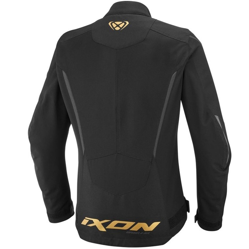 Naiste mootorrattajakk IXON Striker 2 Air WP Lady must-kuldne