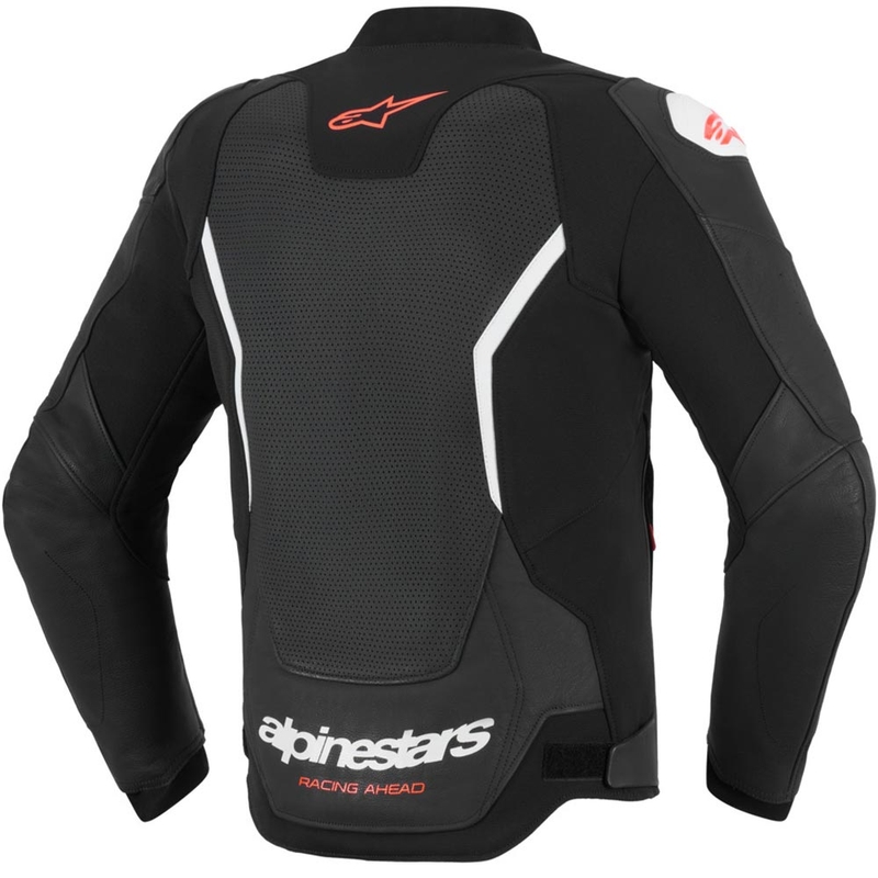 Alpinestars GP Force V2 Airflow nahkjakk must-valge