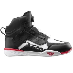 IXON Vyper WP mootorrattasaapad must-valge-punane