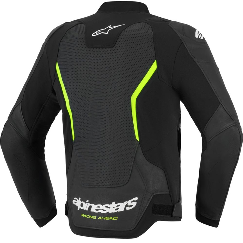 Alpinestars GP Force V2 Airflow nahkjakk must-kollane