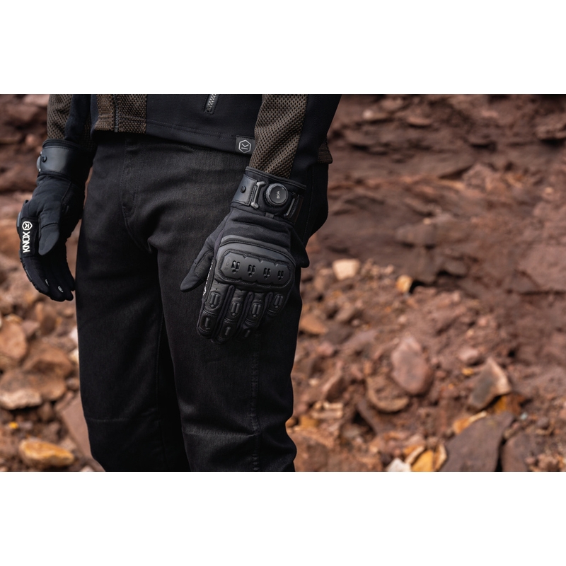 Knox Orsa Textile OR4 mootorratta kindad mustad