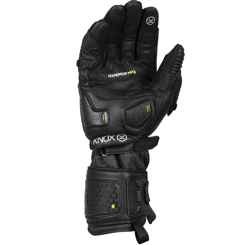 Knox Handroid All Black Mk5 mootorratta kindad mustad