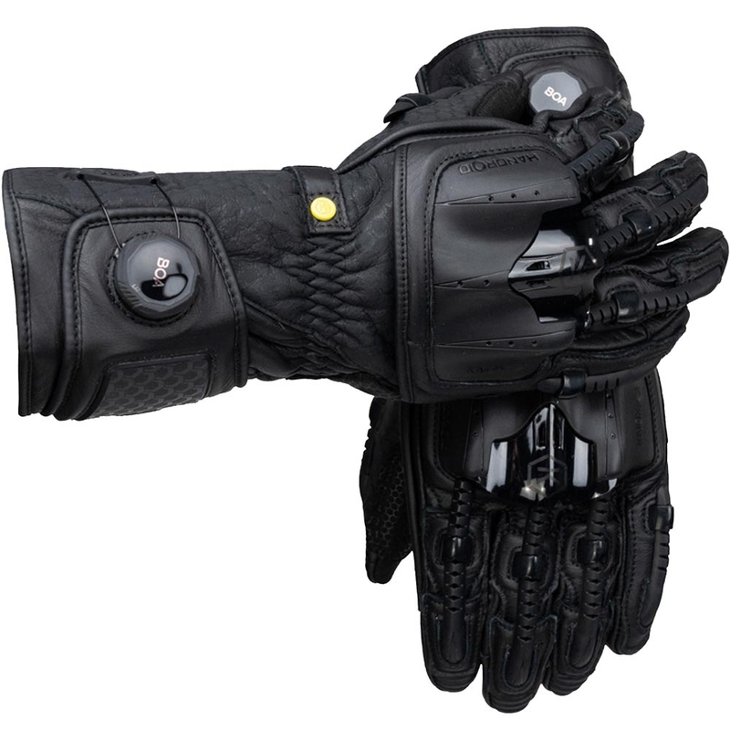 Knox Handroid All Black Mk5 mootorratta kindad mustad