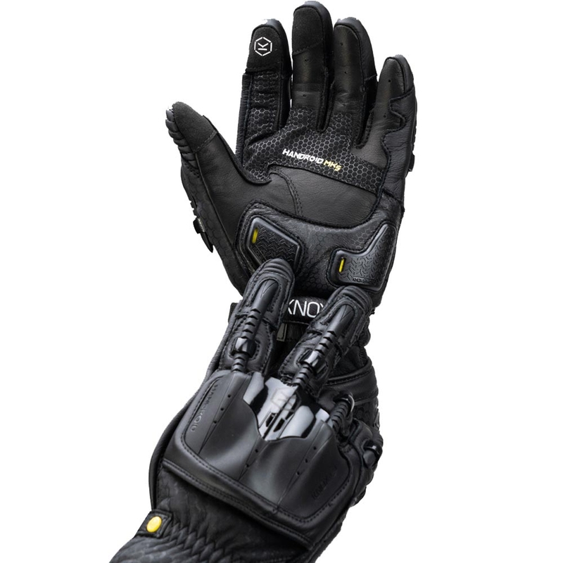 Knox Handroid All Black Mk5 mootorratta kindad mustad