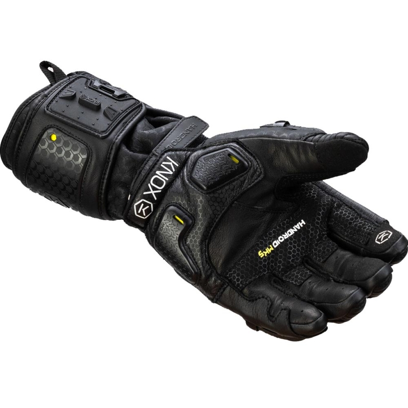 Knox Handroid All Black Mk5 mootorratta kindad mustad