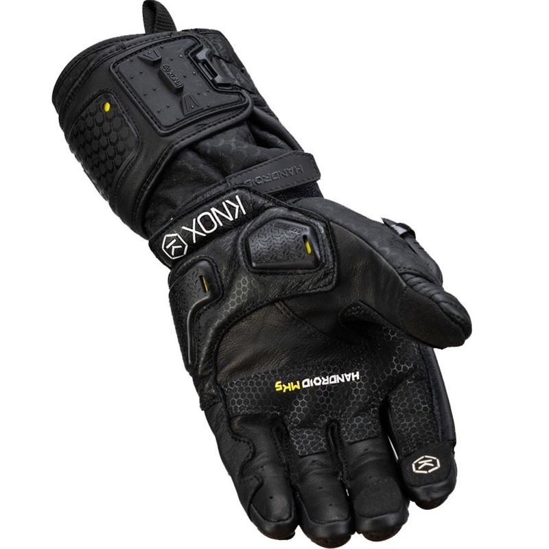 Knox Handroid All Black Mk5 mootorratta kindad mustad