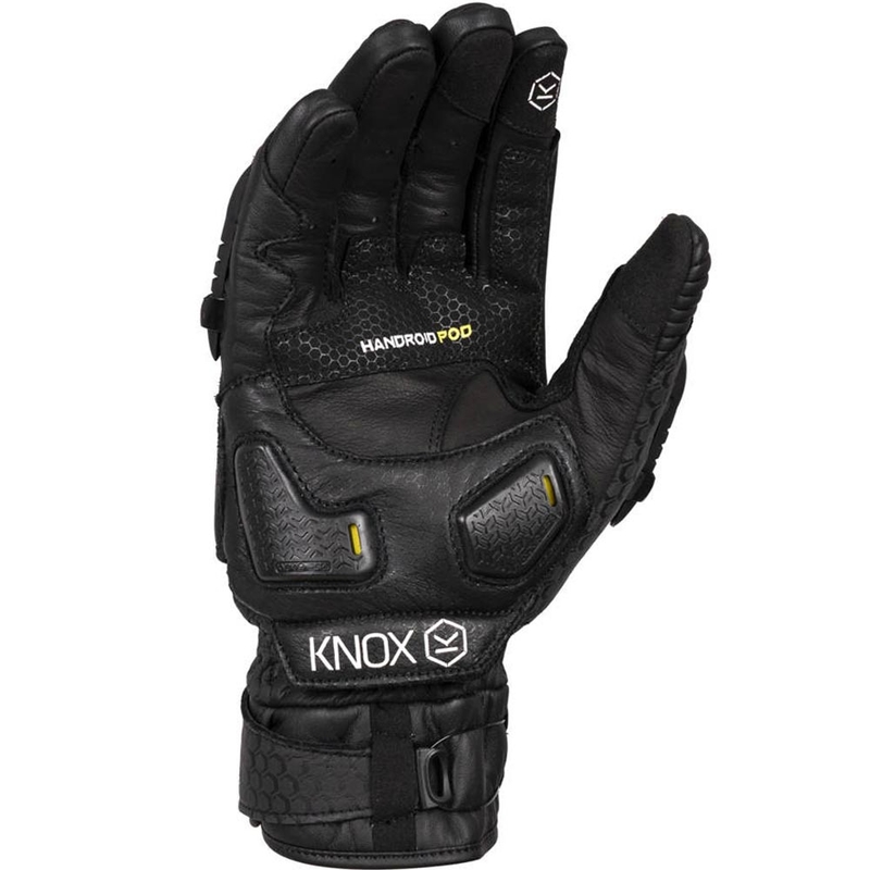 Knox Hand Armour Handroid POD kõik mustad Mk5 mootorratta kindad mustad