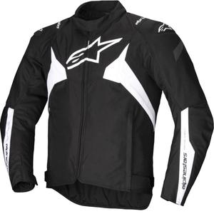 Alpinestars T-JAWS V4 veekindel mootorratta jope must-valge