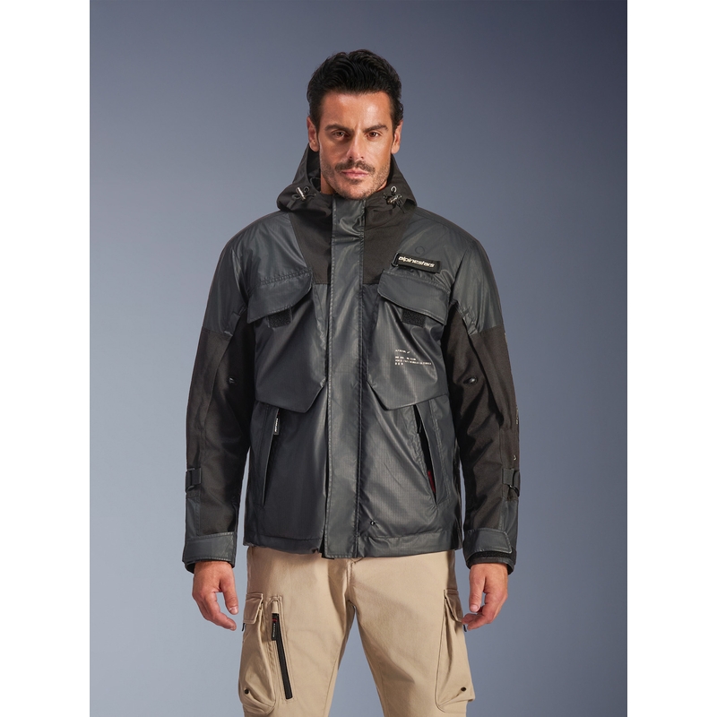 Alpinestars Mospher Veekindel mootorratta jope must