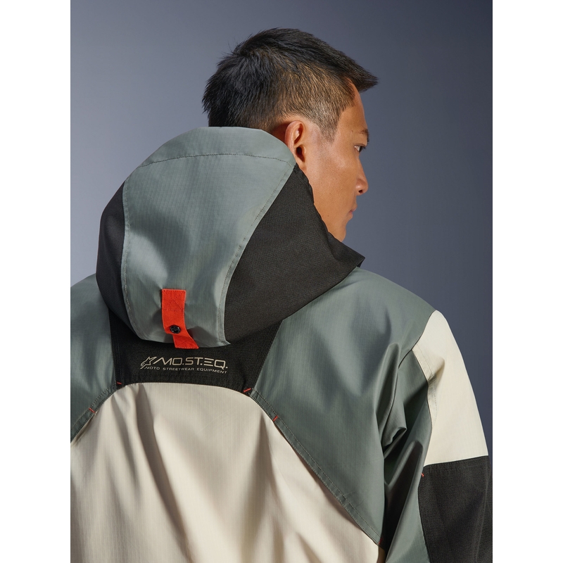 Alpinestars Mospher veekindel mootorratta jope hall-must