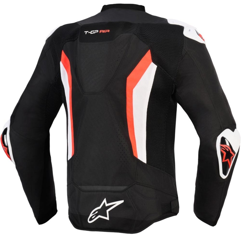 Alpinestars T-GP AIR mootorratta jope must-fluoreoonpunane