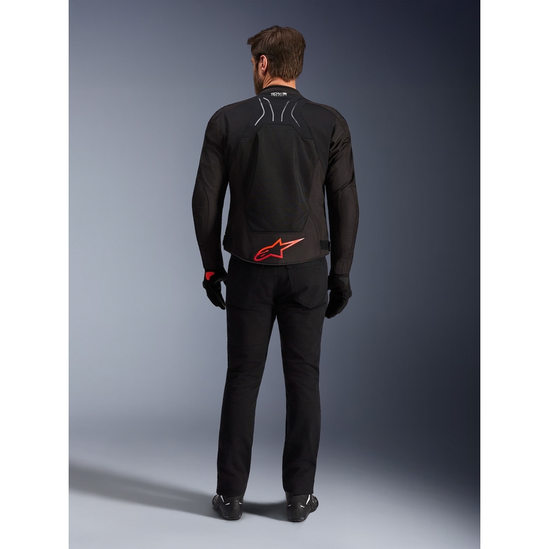 Alpinestars SMX Air mootorratta jope must-punane-valge