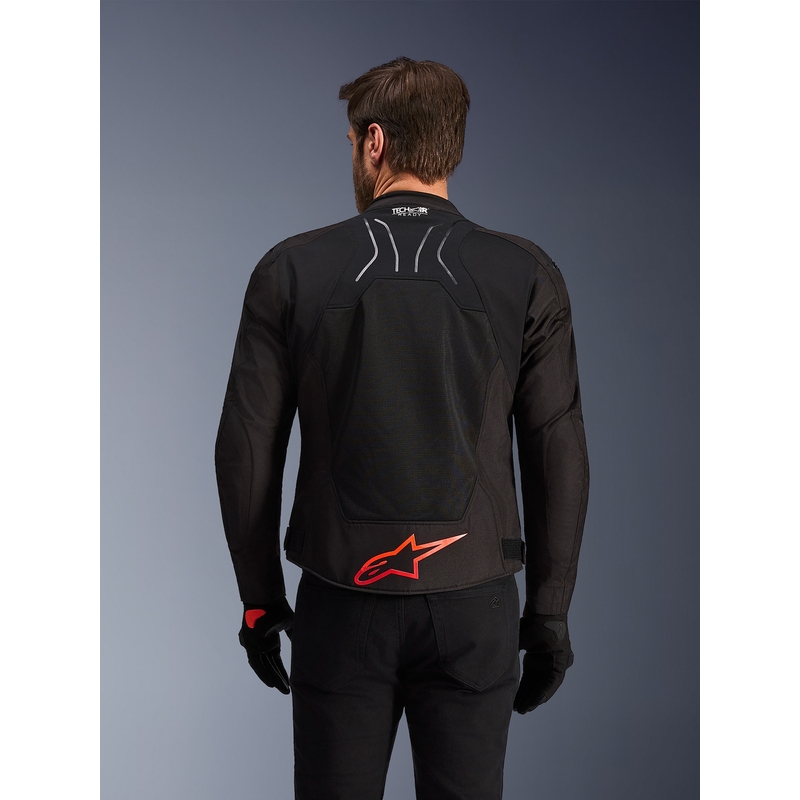 Alpinestars SMX Air mootorratta jope must-punane-valge