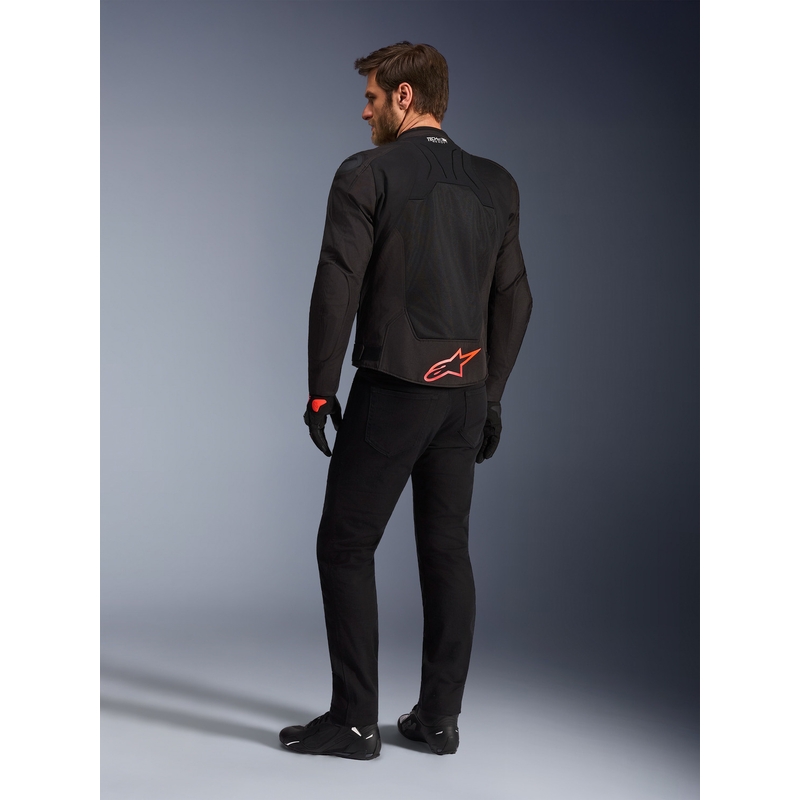 Alpinestars SMX Air mootorratta jope must-punane-valge