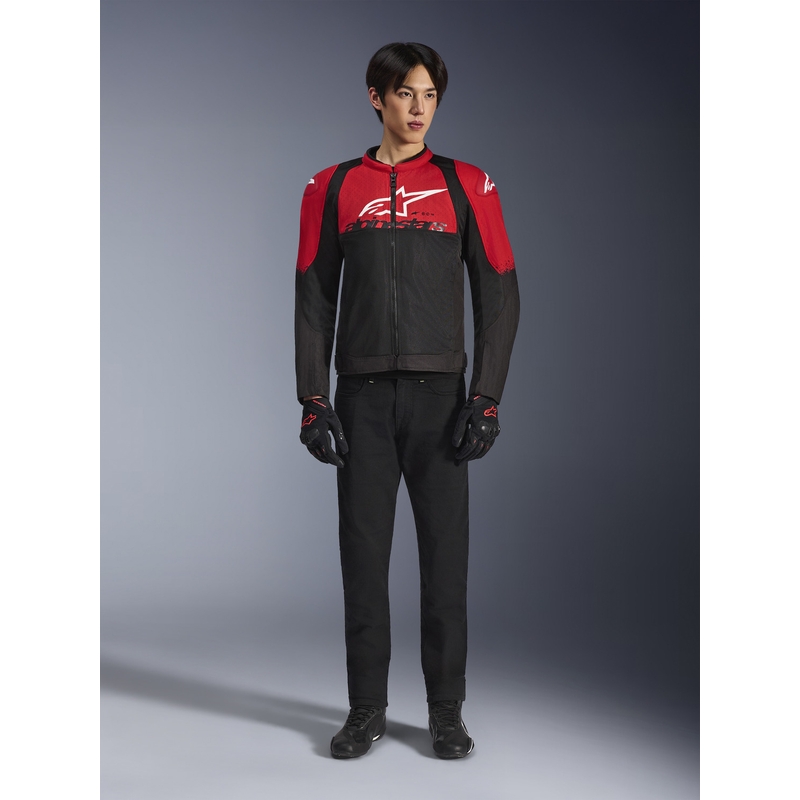 Alpinestars SMX Air mootorratta jope punane-must