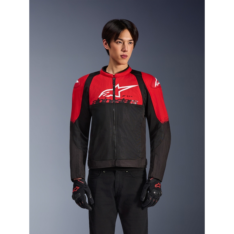 Alpinestars SMX Air mootorratta jope punane-must