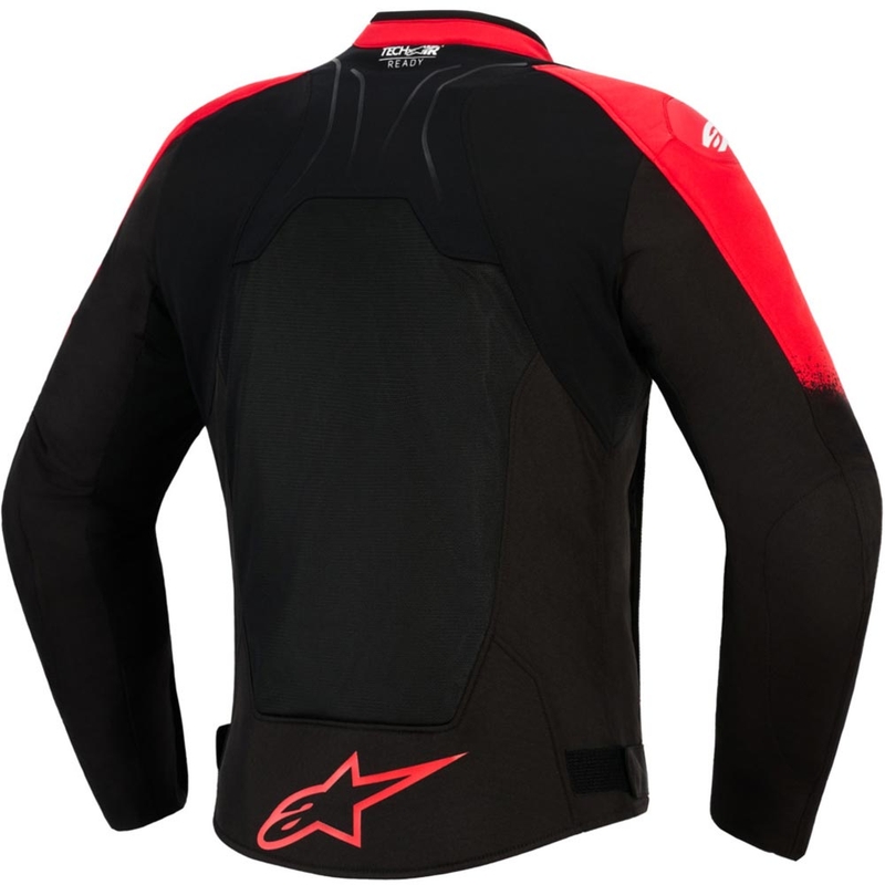 Alpinestars SMX Air mootorratta jope punane-must