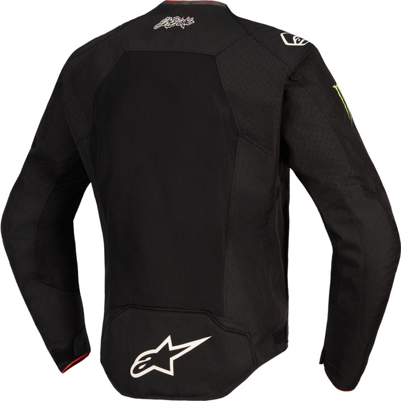Alpinestars T-SPS Air V2 Monster FQ20 mootorratta jope mustvalge kollektsioon