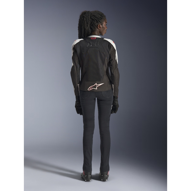 Alpinestars Stella SMX Air naiste mootorrattajope helehall-must-roosa