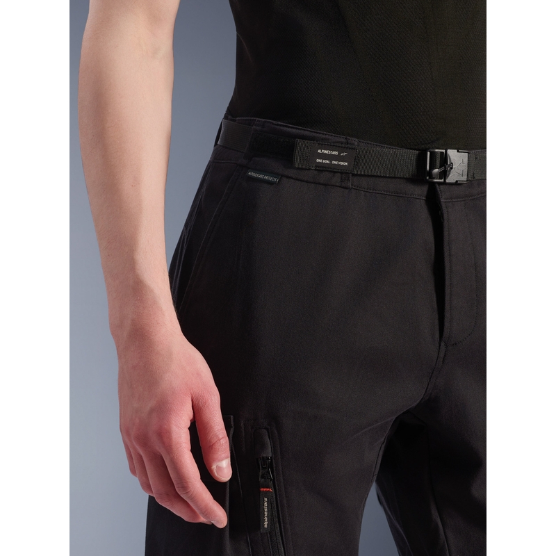 Alpinestars Flex-AST Cargo mootorratta püksid mustad-mustad