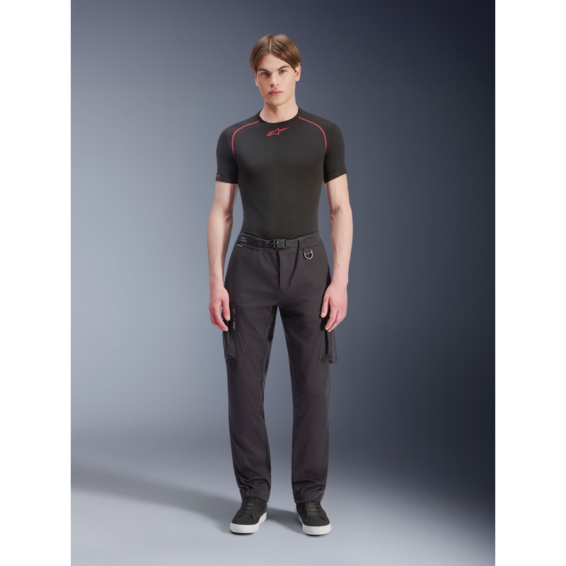 Alpinestars Flex-AST Cargo mootorratta püksid mustad-mustad