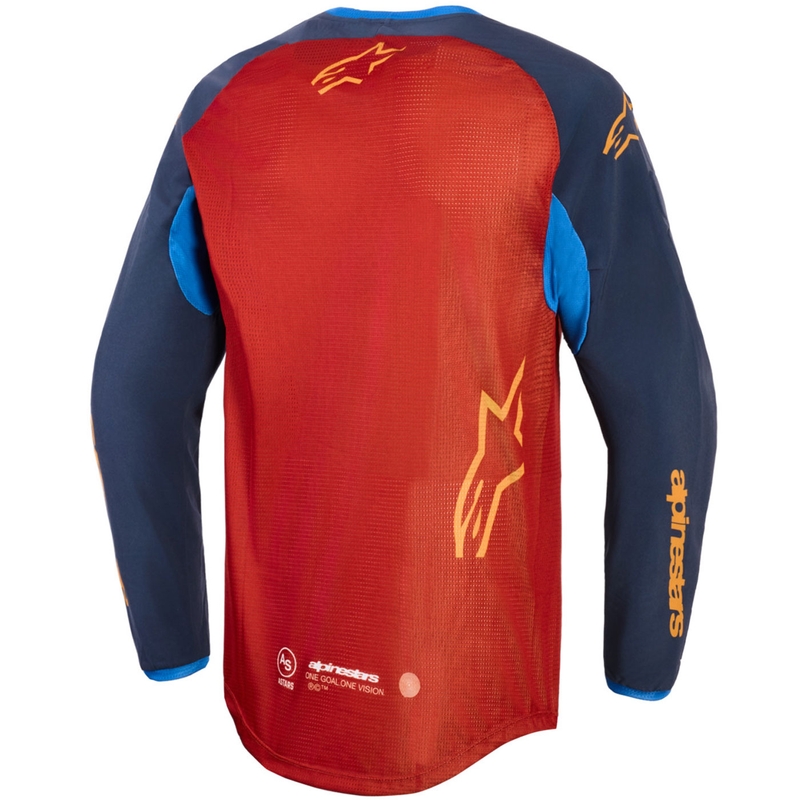 Alpinestars Maxdura Dual oranž-tumesinine motokrossisärk