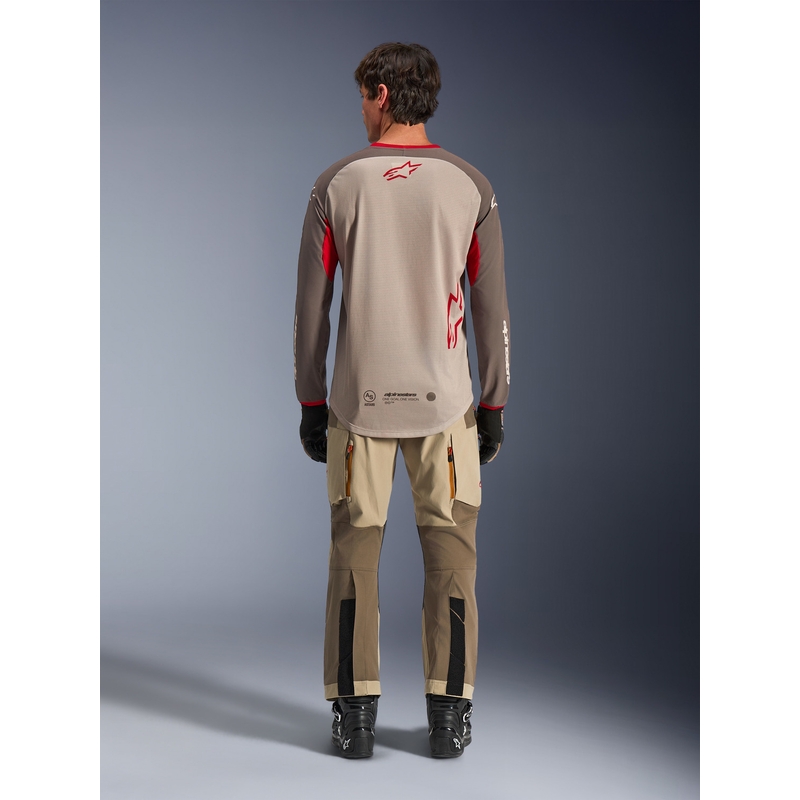 Alpinestars Maxdura Dual motokrossisärk pruun-oranž