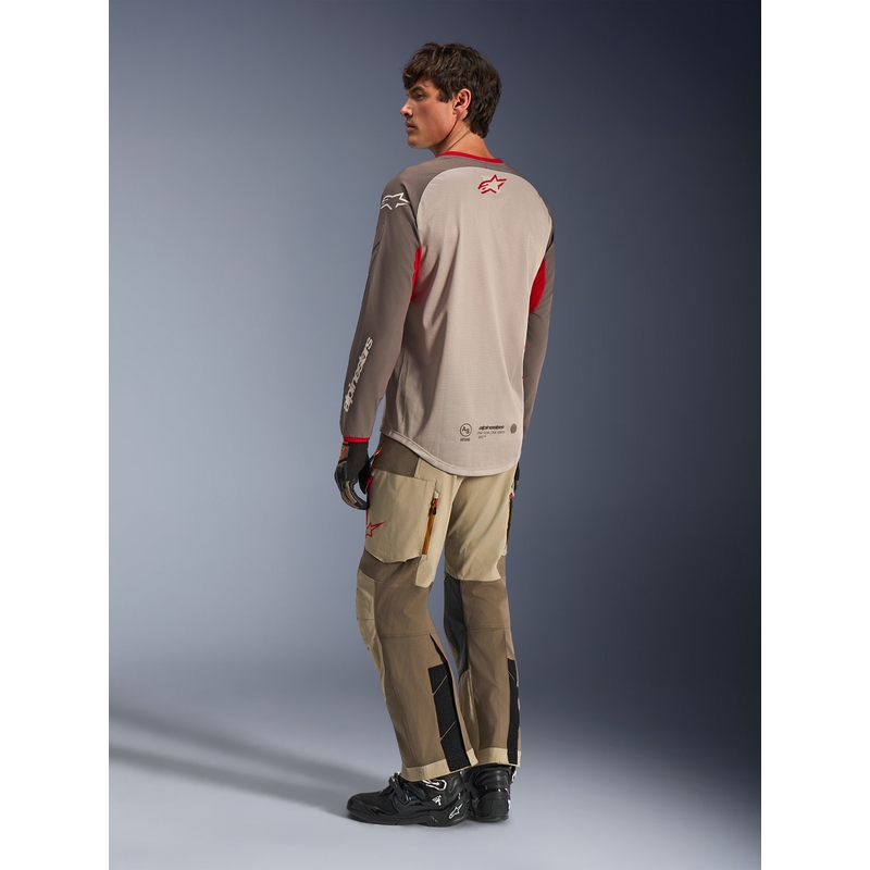 Alpinestars Maxdura Dual motokrossisärk pruun-oranž