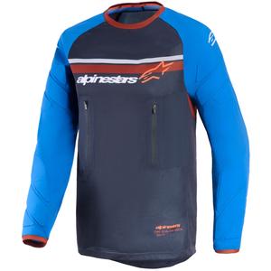 Alpinestars Maxdura Dual motokrossisärk tumehall-sinine-oranž