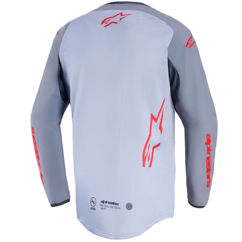 Alpinestars Maxdura Dual motokrossisärk helehall-tumehall-oranž