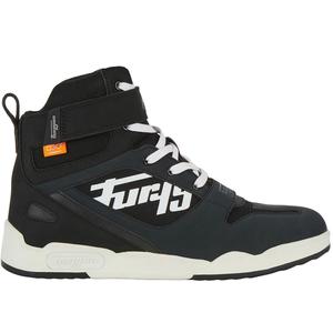 Furygan Get Down must-valged mootorratta saapad