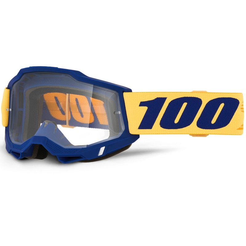 100% ACCURI 2 Desoto motokrossiprillid läbipaistva pleksiklaasiga
