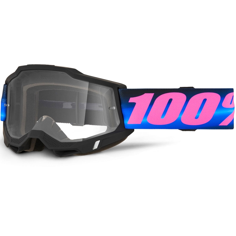 100% ACCURI 2 Superdome motokrossiprillid läbipaistva pleksiklaasiga