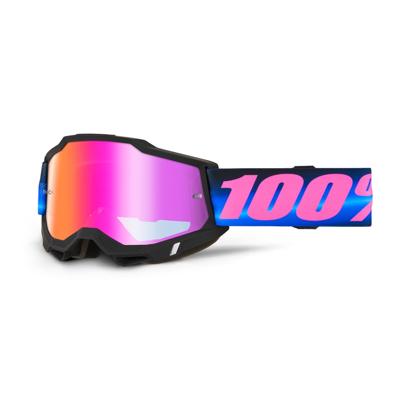100% ACCURI 2 Superdome motokrossiprillid punase pleksiklaasiga
