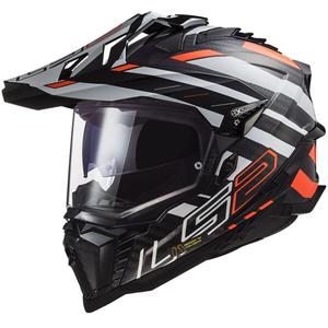 Enduro kiiver LS2 MX701 Explorer C Edge 06 must-hall-fluororanž