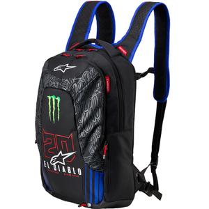 Alpinestars City Hunter V2 FQ20 Monster Collection seljakott must-punane-sinine-roheline 22 L