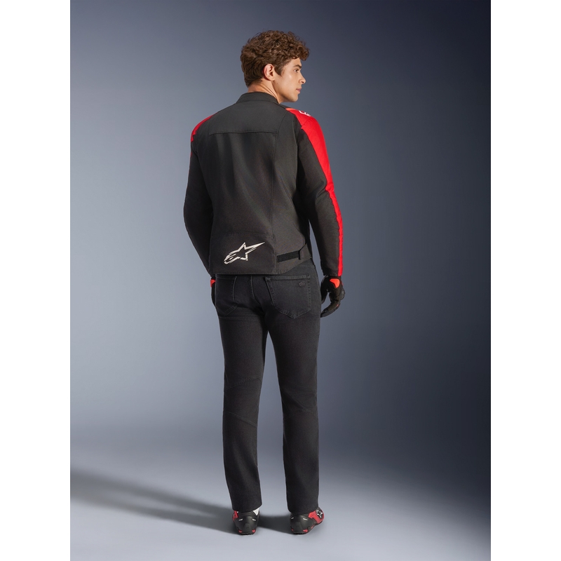 Alpinestars T-SPS 2 veekindel mootorratta jope punane-must-valge