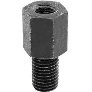 Tahavaatepeegli keerme reduktsioon (sisekeere M8 parem/väliskeere M10 parem) must