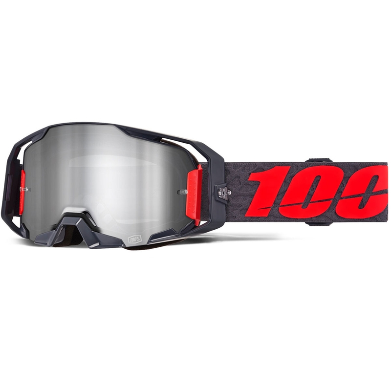100% ARmatic Toro motokrossiprillid hõbedase pleksiklaasiga