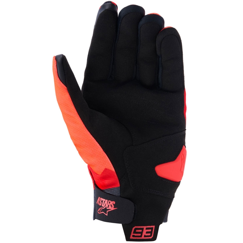 Alpinestars Reef V2 MM93 mootorratta kindad Fluo Collection punane-punane-must