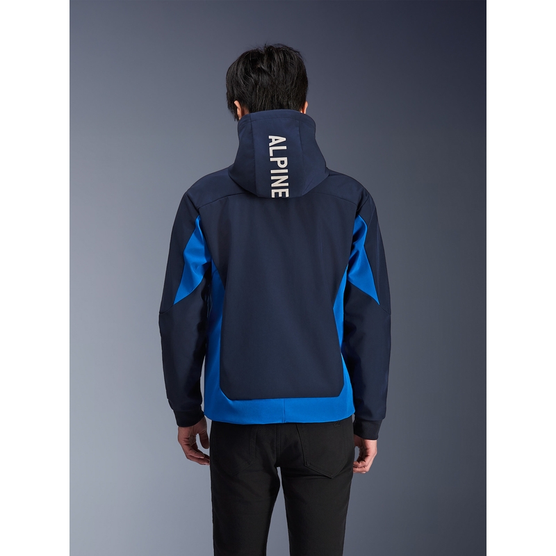 Alpinestars Radium Tech mootorratta dressipluus kapuutsiga, tumesinine-sinine