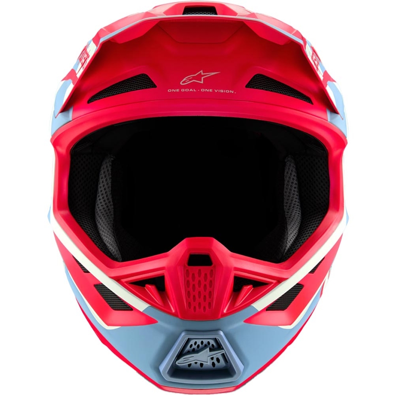 Alpinestars Supertech S-M7 limiteeritud väljaande Beast Coast motokrossi kiiver hall-must-oranž
