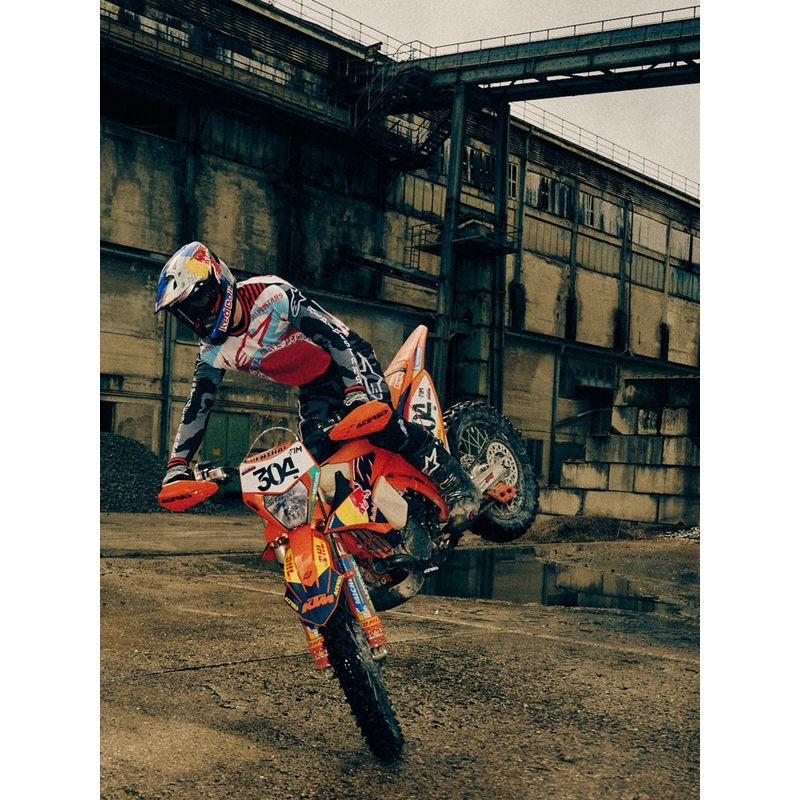 Alpinestars Supertech S-M7 limiteeritud väljaande Beast Coast motokrossi kiiver hall-must-oranž