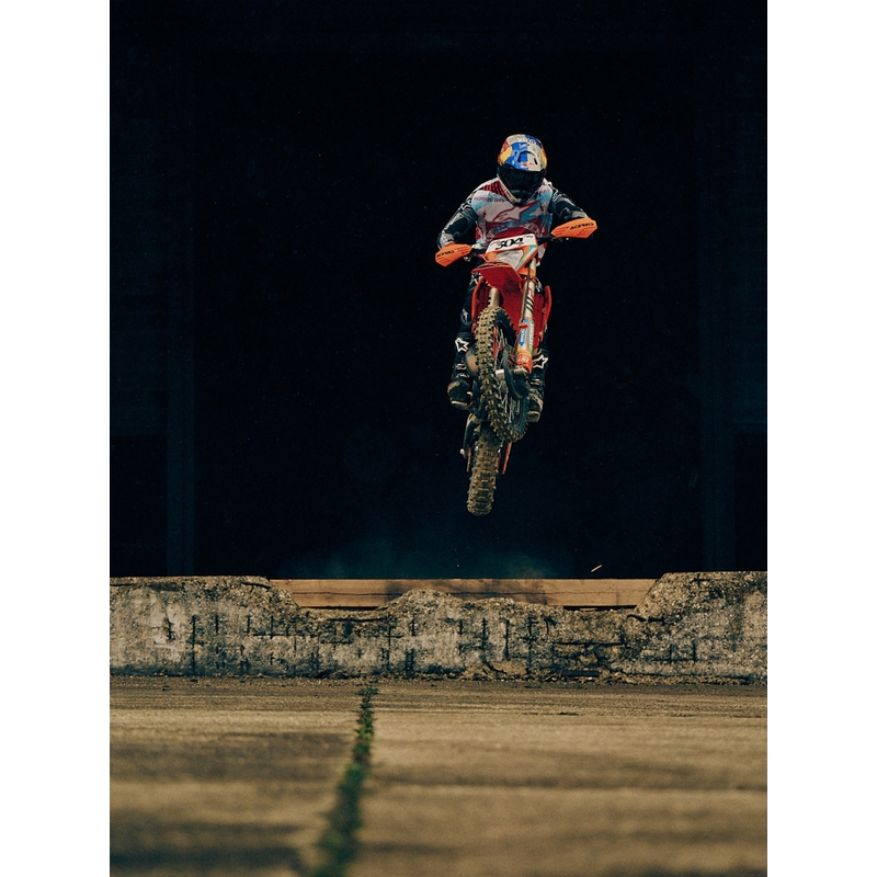 Alpinestars Supertech S-M7 limiteeritud väljaande Beast Coast motokrossi kiiver hall-must-oranž