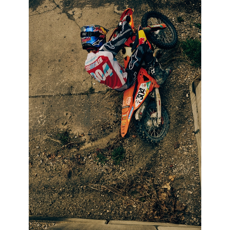 Alpinestars Supertech S-M7 limiteeritud väljaande Beast Coast motokrossi kiiver hall-must-oranž