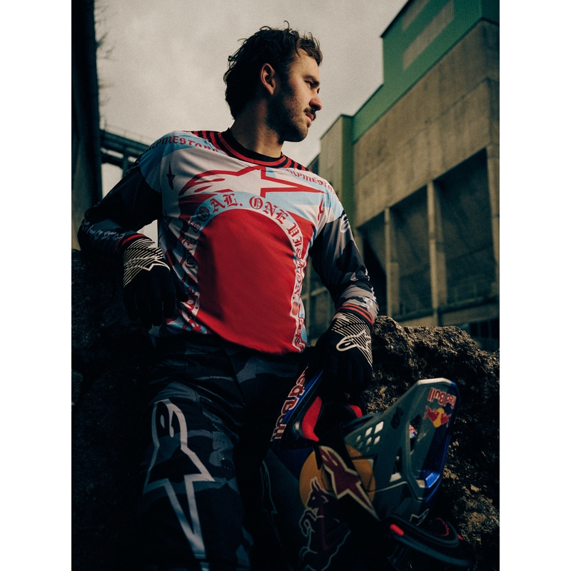 Alpinestars Techstar Limited Edition Beast Coast motokrossisärk hall-must-oranž