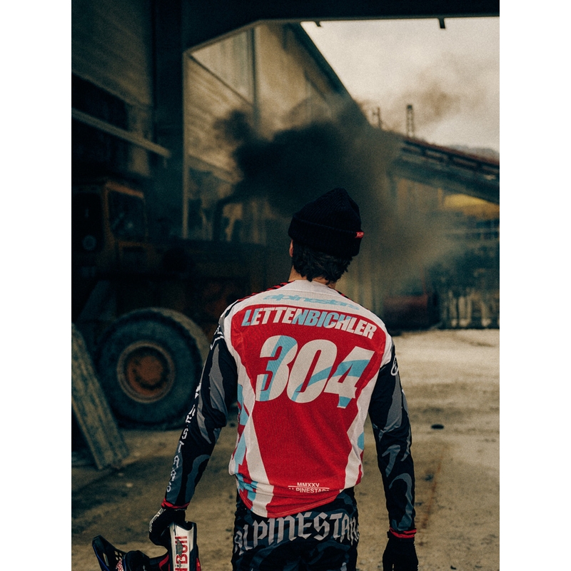 Alpinestars Techstar Limited Edition Beast Coast motokrossisärk hall-must-oranž