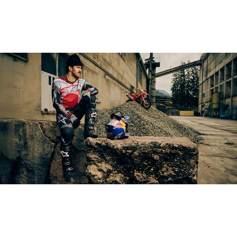 Alpinestars Techstar Limited Edition Beast Coast motokrossisärk hall-must-oranž